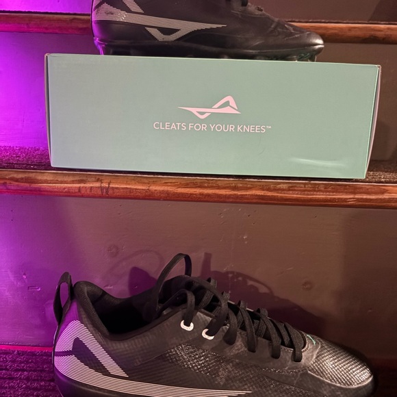 Other - Black Cleats with White Accents